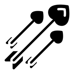 cupid glyph icon