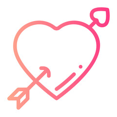 cupid gradient icon