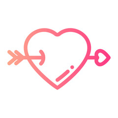 cupid gradient icon