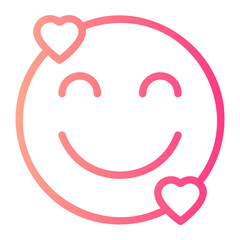 smile gradient icon