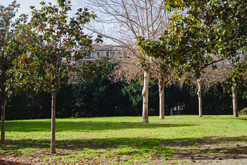 Park at Villa Durazzo in Genoa, Italy