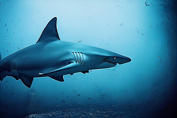 ocean underwater sharks