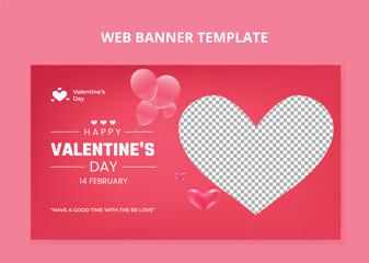 Valentine's day design. Realistic red gifts boxes. Open gift box full of decorative festive object. banner, web poster, flyer, cover. Romantic background