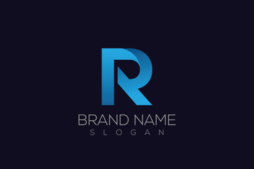 Colorful R Logo | Infinity Letter R Logo Template

