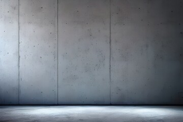 Concrete wall and concrete floor grunge style background generative ai