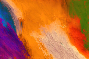 abstract oil paint background. Generative AI