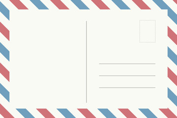 Postcard mail vintage frame background