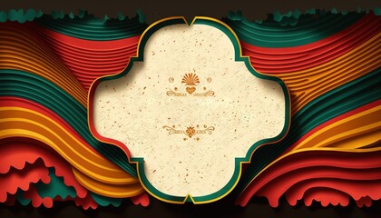 Cinco de mayo holiday background with copy space for text generative ai