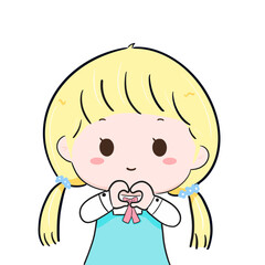 Girl hands love
