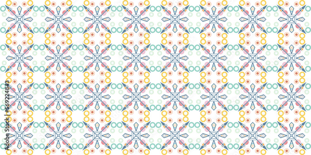 Poster background pattern with geometric style connected image setup