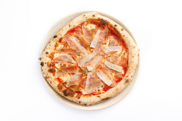 Tartufo pizza with prosciutto