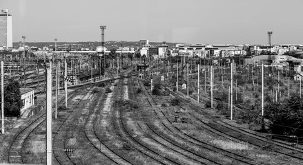 a lot of railway lines