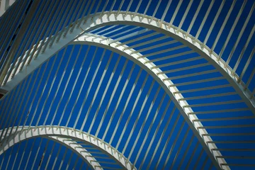 Photo sur Plexiglas Helix Bridge abstract architectural background