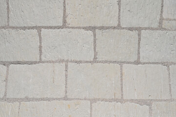 white stone wall close up