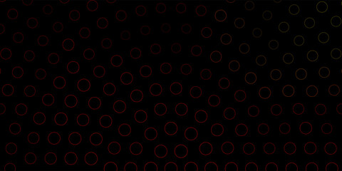 Fototapeta na wymiar Dark Green, Red vector background with spots.