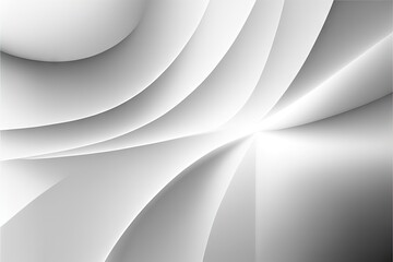  an abstract white background with a curved curve in the middle of the image and a black and white background with a curved curve in the middle of the image.  generative ai