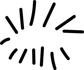 cute hand drawn doodle line element decoration