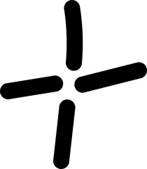 cute hand drawn doodle line element decoration
