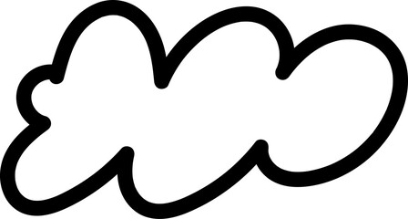 cute hand drawn doodle line element decoration