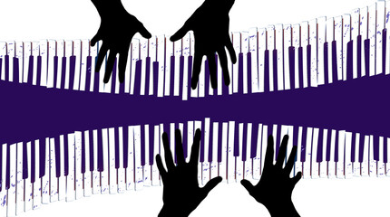 Here is an image about piano duets. © Rob Goebel