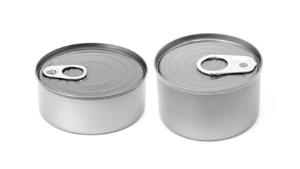 Tin can packaging with a ring pull for conserving food products
