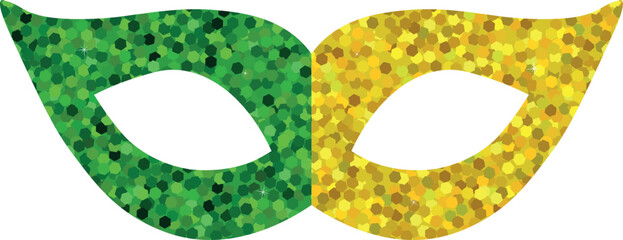 Carnival mask Mardi gras glitter vector illustration © Ирина Шишкова