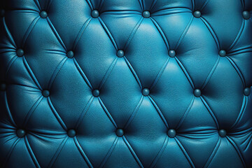 Fototapeta na wymiar Blue leather, texture, generative ai