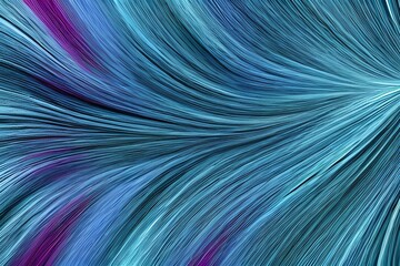 Abstract background with fur and feather lines generative ai