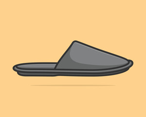 Slipper cartoonish vector illustration design.