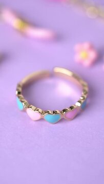 Anillo coraz&oacute;n 
