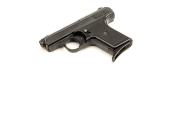 gun on isolated white background