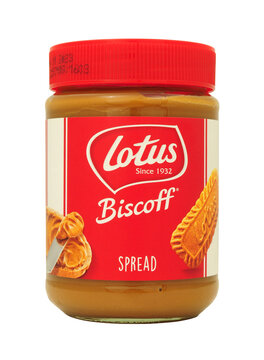 Lotus biscoff biscuit smooth spread in a 400g jar