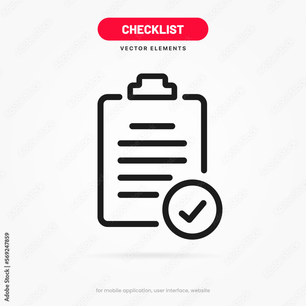 Poster tasks clipboard icon. task done sign. approved document icon. project completed. check mark sign. wo