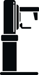 Lab mammography machine icon simple vector. Breast female. Clinic patient