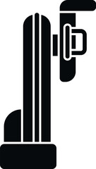 Cancer mammography machine icon simple vector. Breast health. Patient clinic