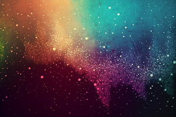 Rainbow Galaxy Abstract