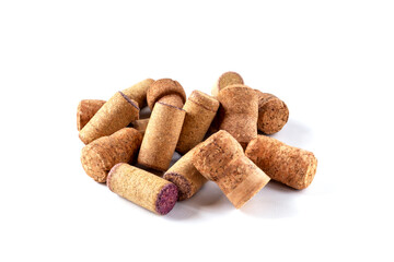 Pile of wine corks