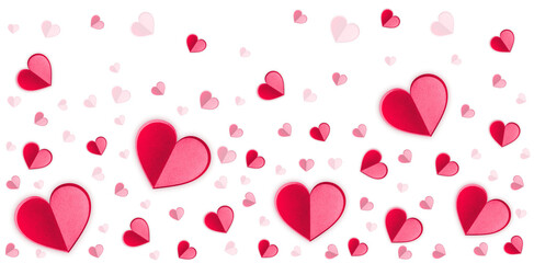 red hearts background. Valentines day background