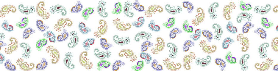 Fototapeta premium Digital And Textile Design Pattern