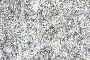 Scratched metal texture. Peeling paint background. White rusty brushed iron sheet. Cracked steel pattern. Industrial backdrop for graphic design.