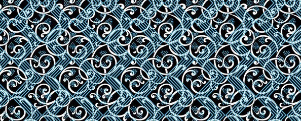 Digital And Textile Design Pattern