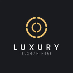 Abstract initial letter O, usable for branding and business logos, Logo Design Template, vector illustration