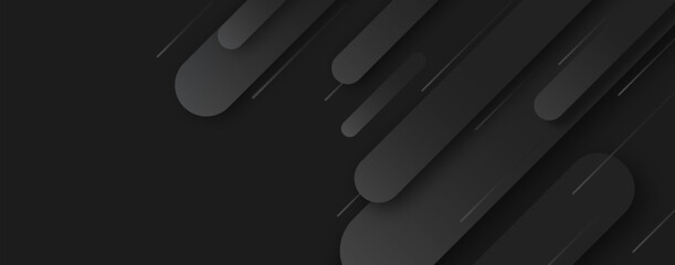 Dark gray background. Abstract gray lines background. Metallic background design template for banner, corporate, website landing page