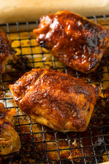 Homemade Healthy BBQ Chicken Thighs