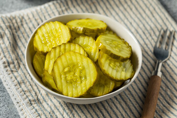 Homemade Preserved Dill PIckle Slices