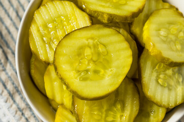 Homemade Preserved Dill PIckle Slices