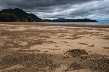 Laem Kho Kwang Beach just before the storm in Ko Lanta Thailand.