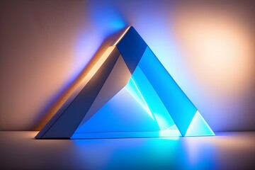 abstract triangle background- Generative Ai