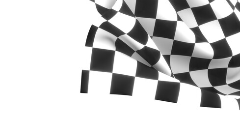  finish flag digital 3d race