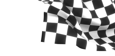  finish flag digital 3d race